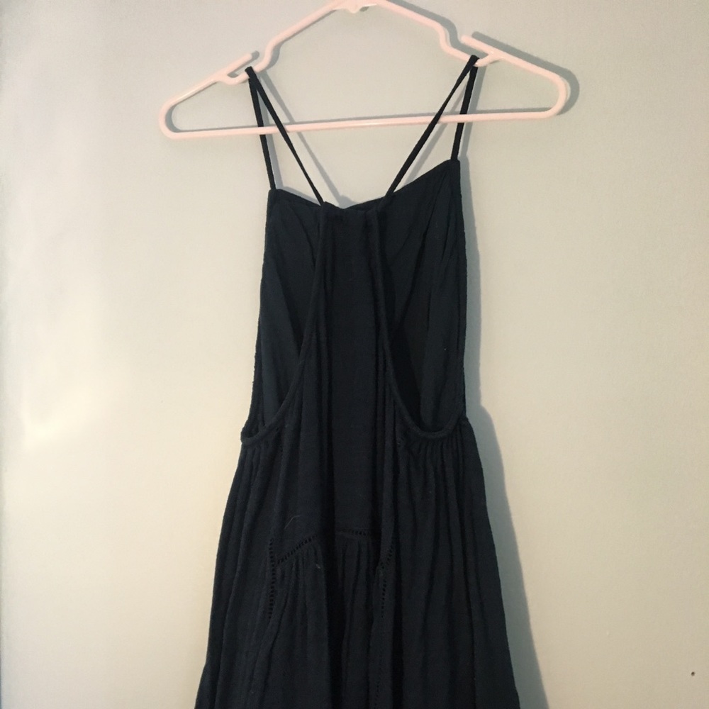 Emerald free people shift dress